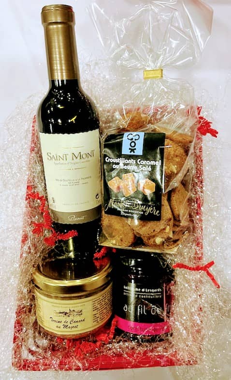 Un coffret gourmand de produits basques